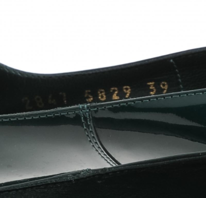 Gianvito Rossi Greene & Greene Pumps a punta in pelle verniciata Taglia 39 in vendita 3