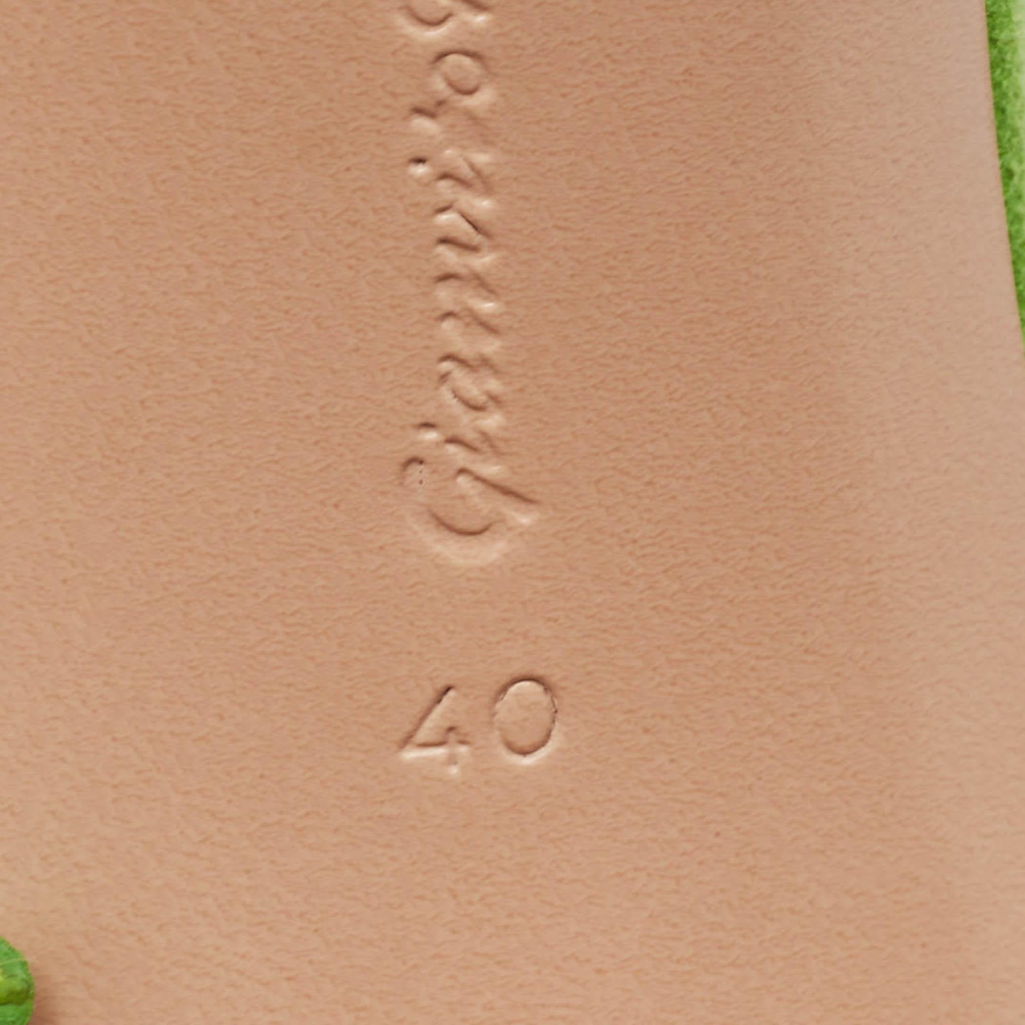Gianvito Rossi Greene & Greene Greene in pelle scamosciata impreziosita da cristalli Sandali Montecarlo Taglia 40 in vendita 1