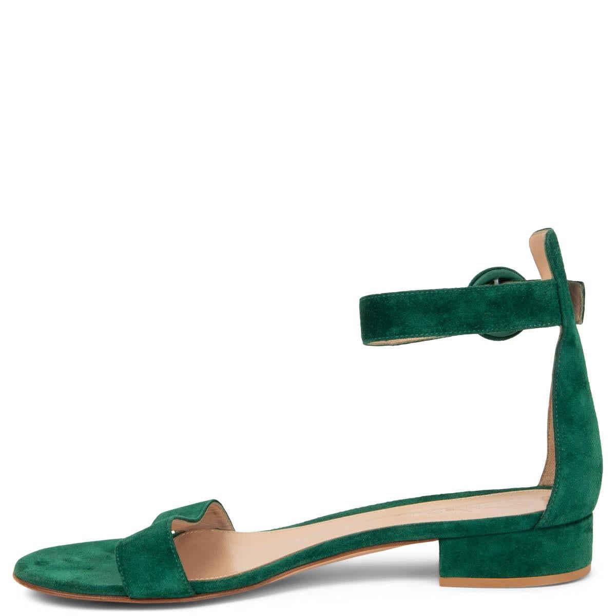 dark green sandals