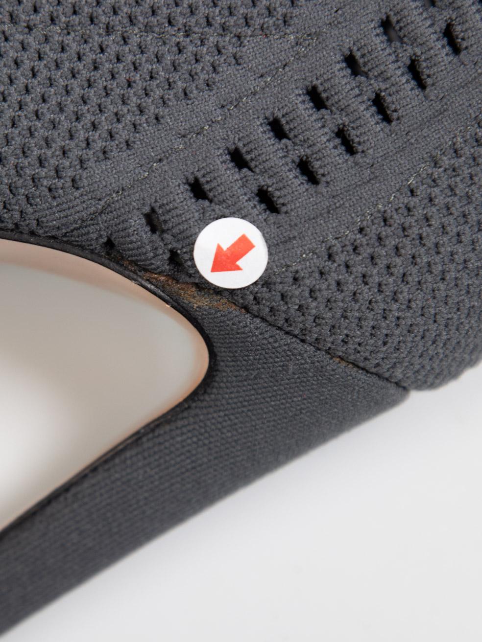 Gianvito Rossi - Bottes chaussettes à bout ouvert grises, taille IT 36,5 en vente 2