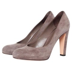 Gianvito Rossi, Grey suede pumps