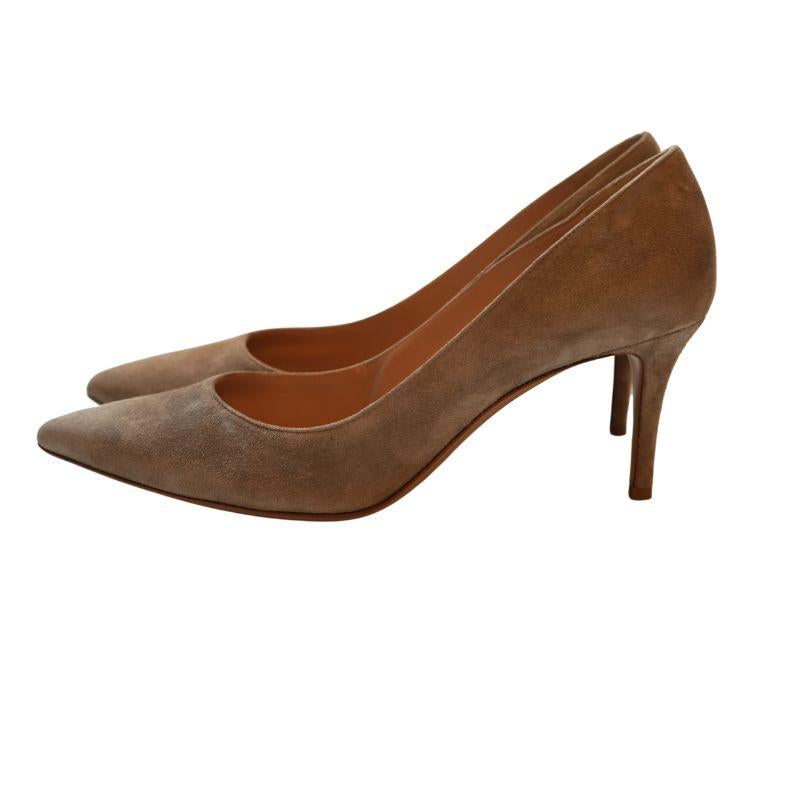 De las mujeres Gianvito Rossi Tacones de ante italiano Beige 41.5 en venta
