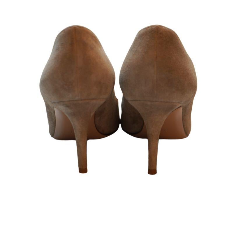 Gianvito Rossi Tacones de ante italiano Beige 41.5 en venta 1