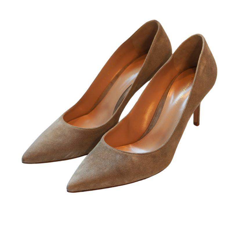 Gianvito Rossi Tacones de ante italiano Beige 41.5 en venta