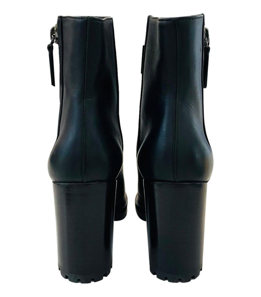 Women's Gianvito Rossi Leather Ankle Boots For Sale