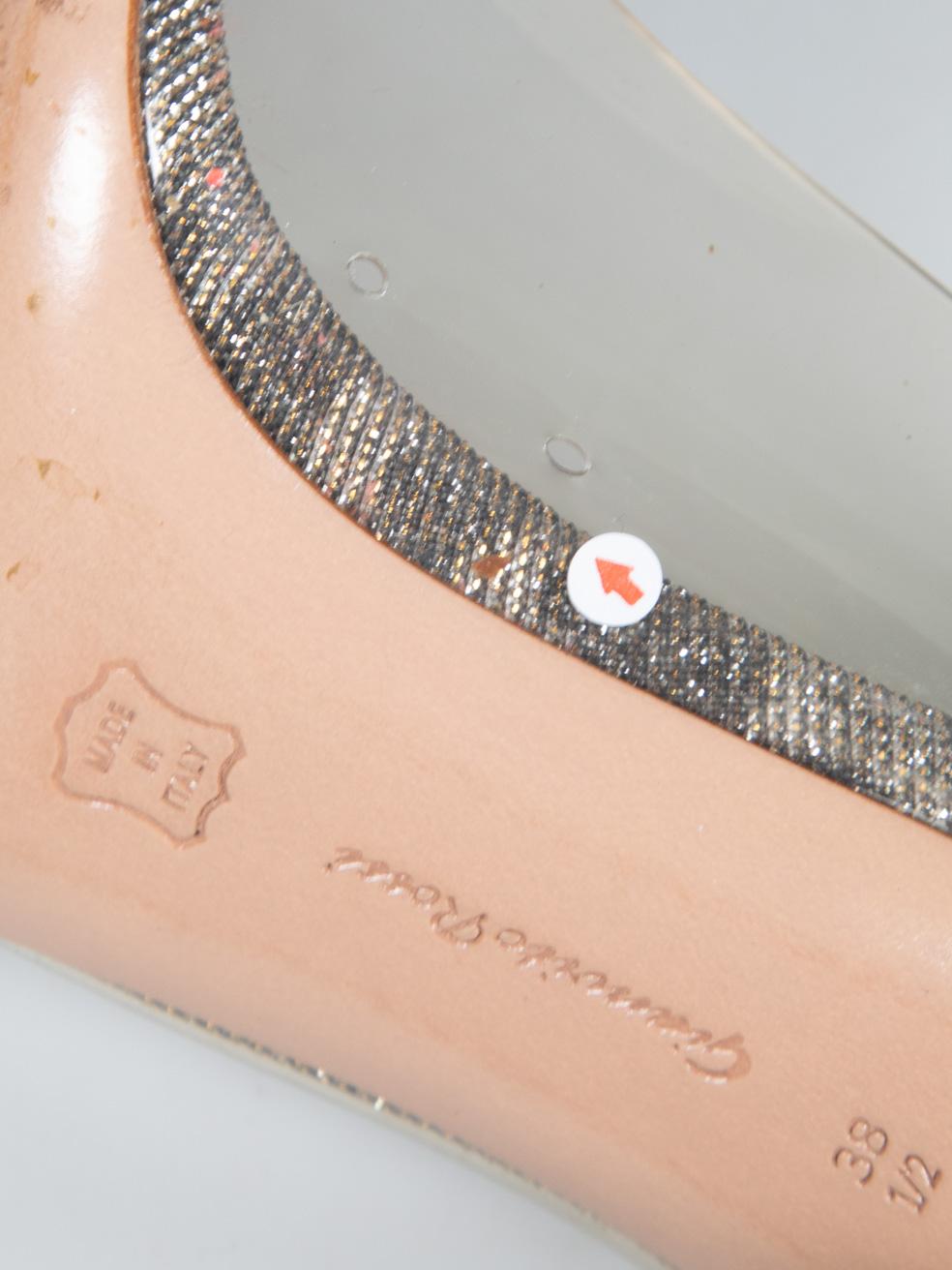 Gianvito Rossi escarpins à bout pointu léopard métallisé taille IT 38,5 en vente 1