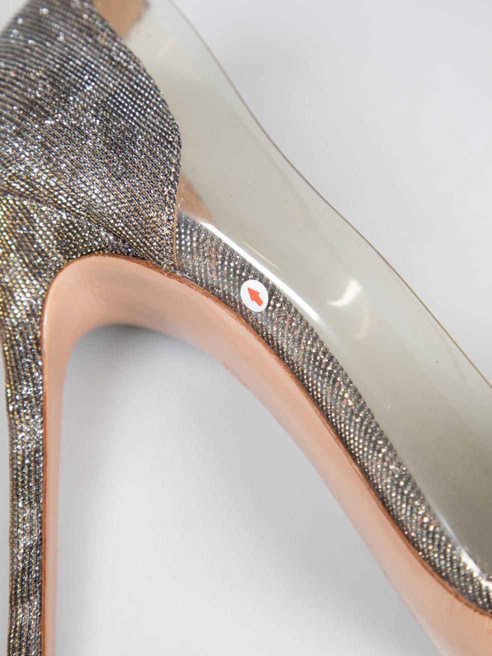 Gianvito Rossi escarpins à bout pointu léopard métallisé taille IT 38,5 en vente 2