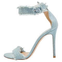 Gianvito Rossi - Sandales Portofino bleu clair, taille 38,5