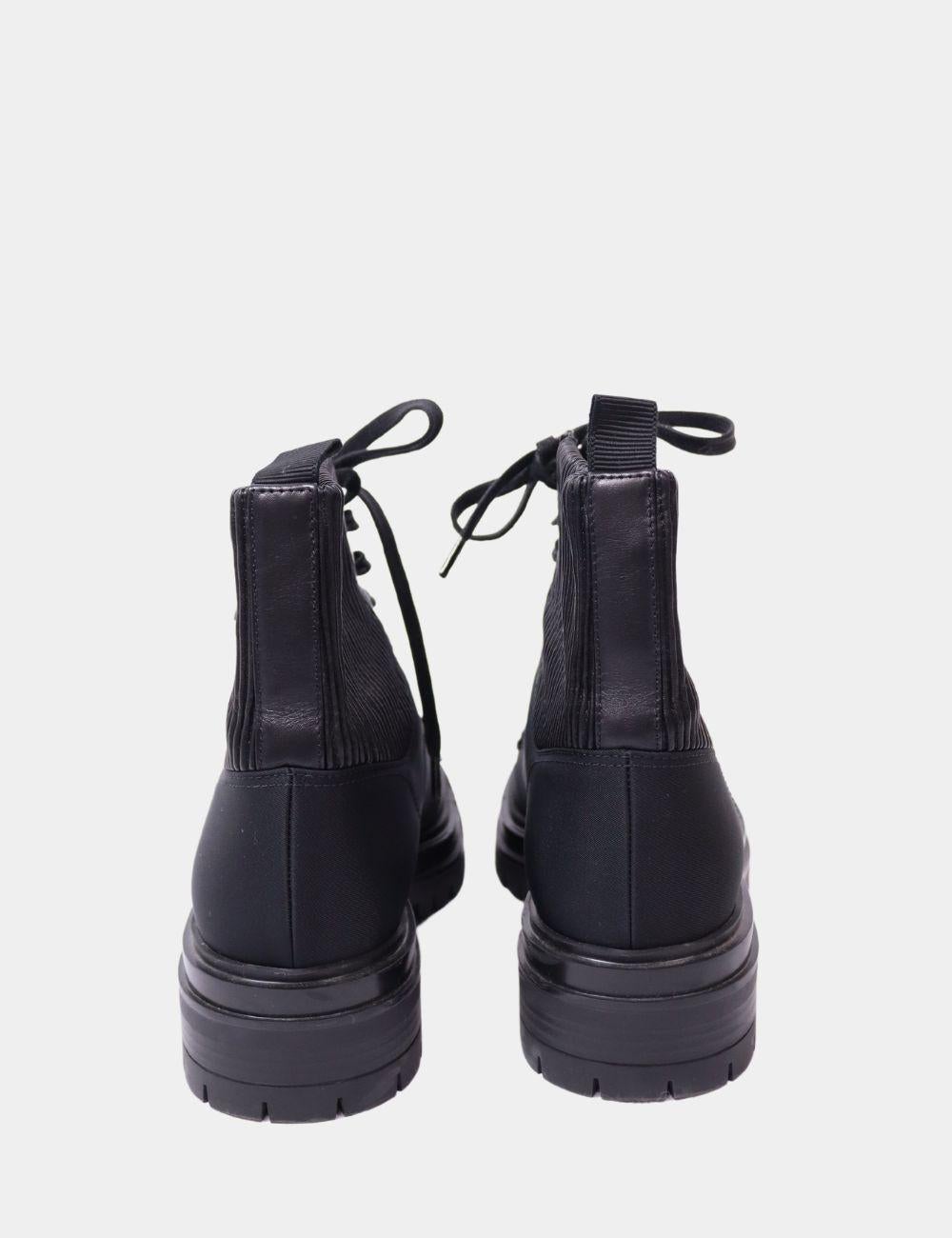 Gianvito Rossi Martis combat boots Size EU 38.5 In Good Condition In Amman, JO