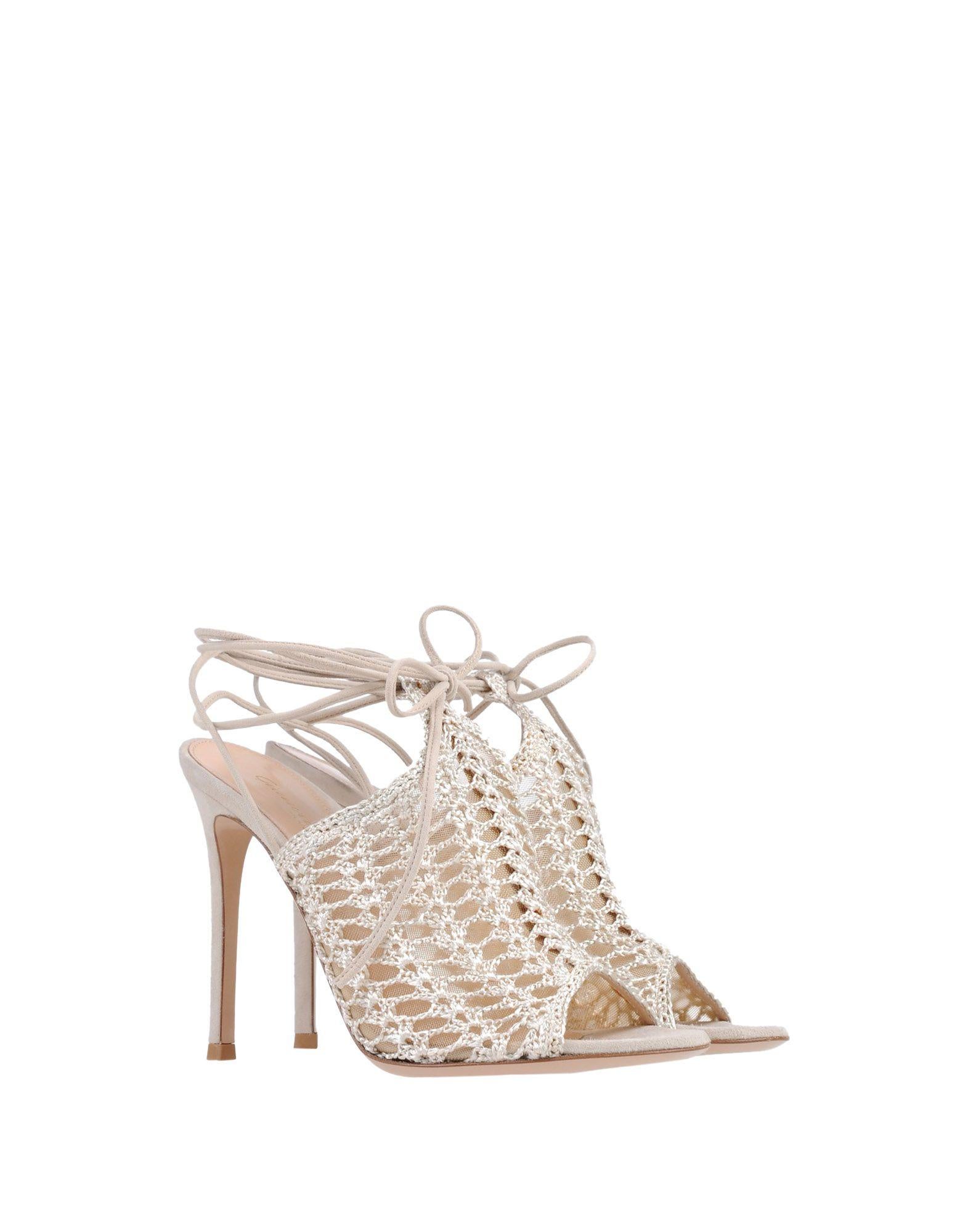 Gianvito Rossi NEW Gold Mesh Leather Strappy Ankle Evening Sandals Heels in Box

Size IT 36.5
Suede
Crochet
Ankle tie closure
Made in Italy
Heel height 4.25