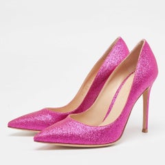 Gianvito Rossi Pink Glitter Gianvito Pumps Size 38