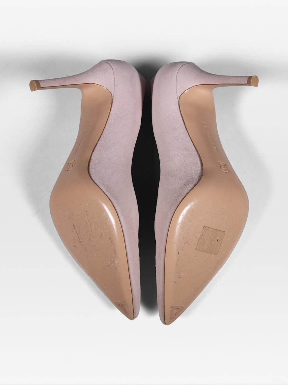 Gianvito Rossi escarpins roses à bout pointu taille IT 39,5 Bon état - En vente à London, GB