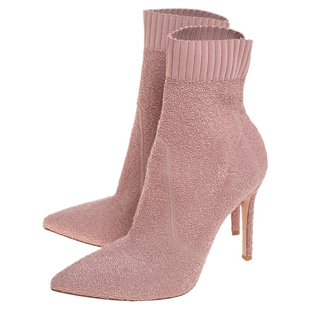 pink stretch boots