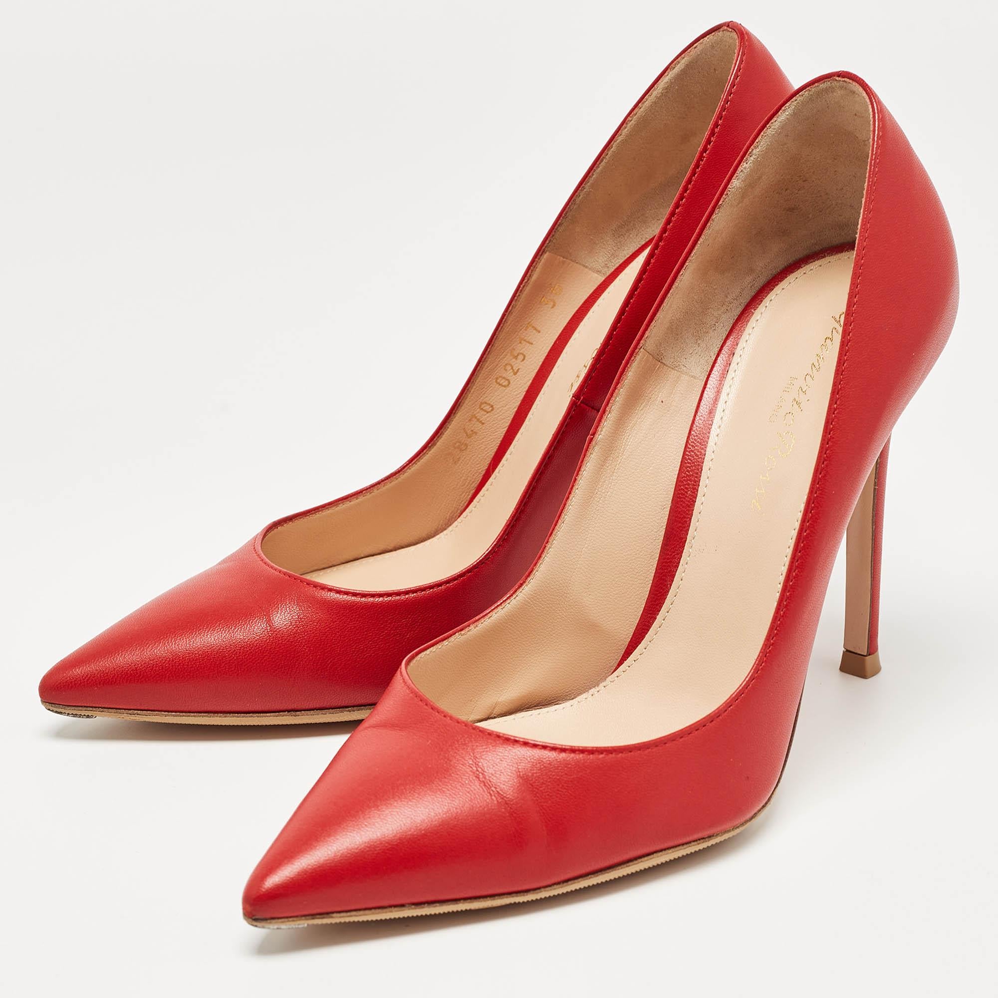 Make a chic style statement with these designer pumps. They showcase sturdy heels and durable soles, perfect for your fashionable outings!