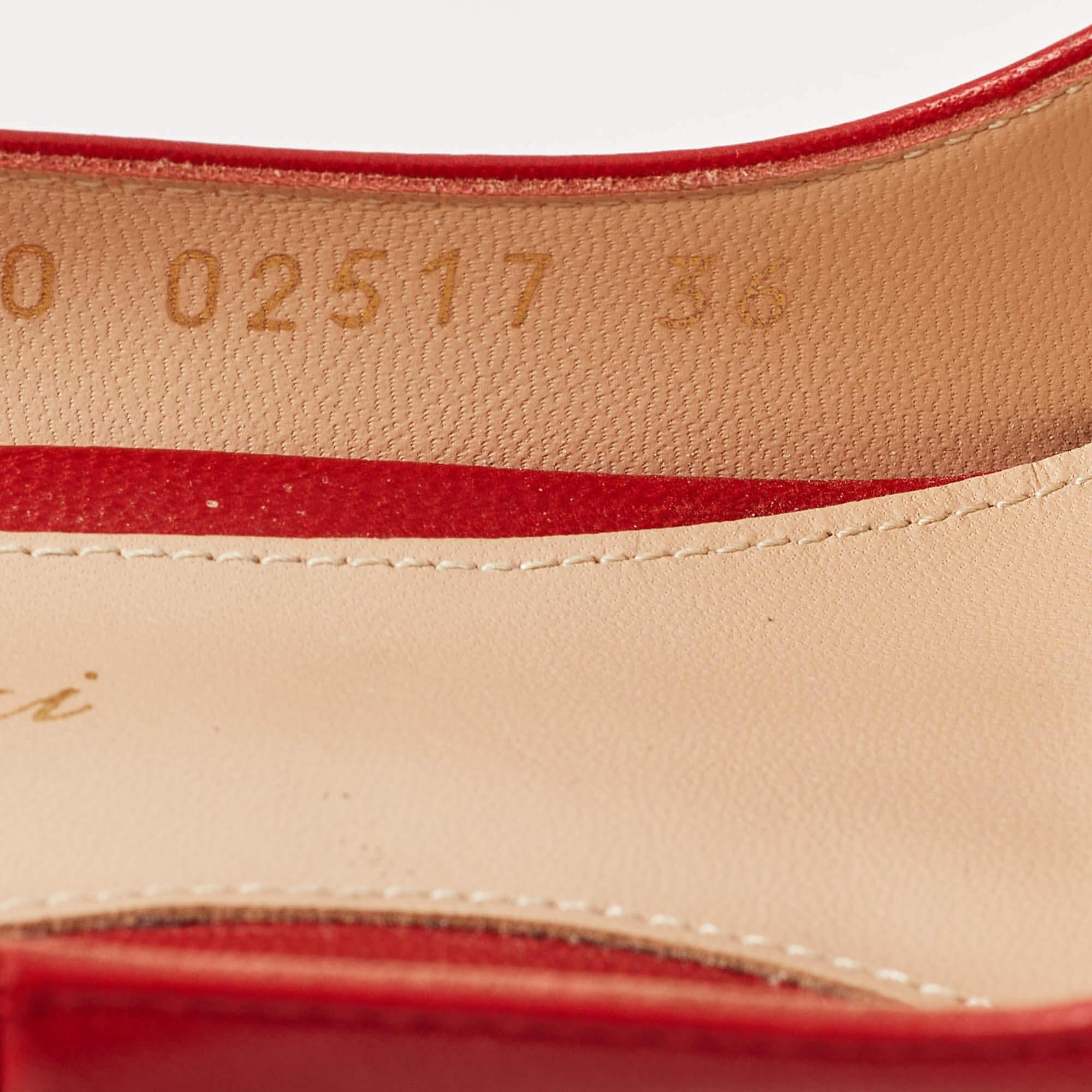 Gianvito Rossi Red Leather Gianvito Pumps Size 36 4