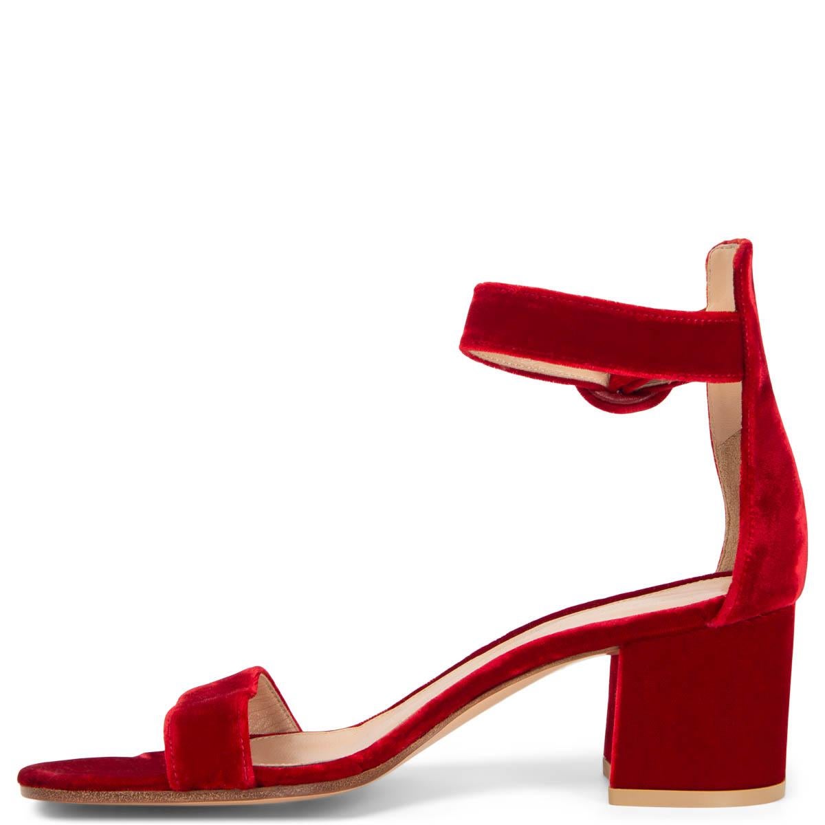 gianvito rossi velvet sandals