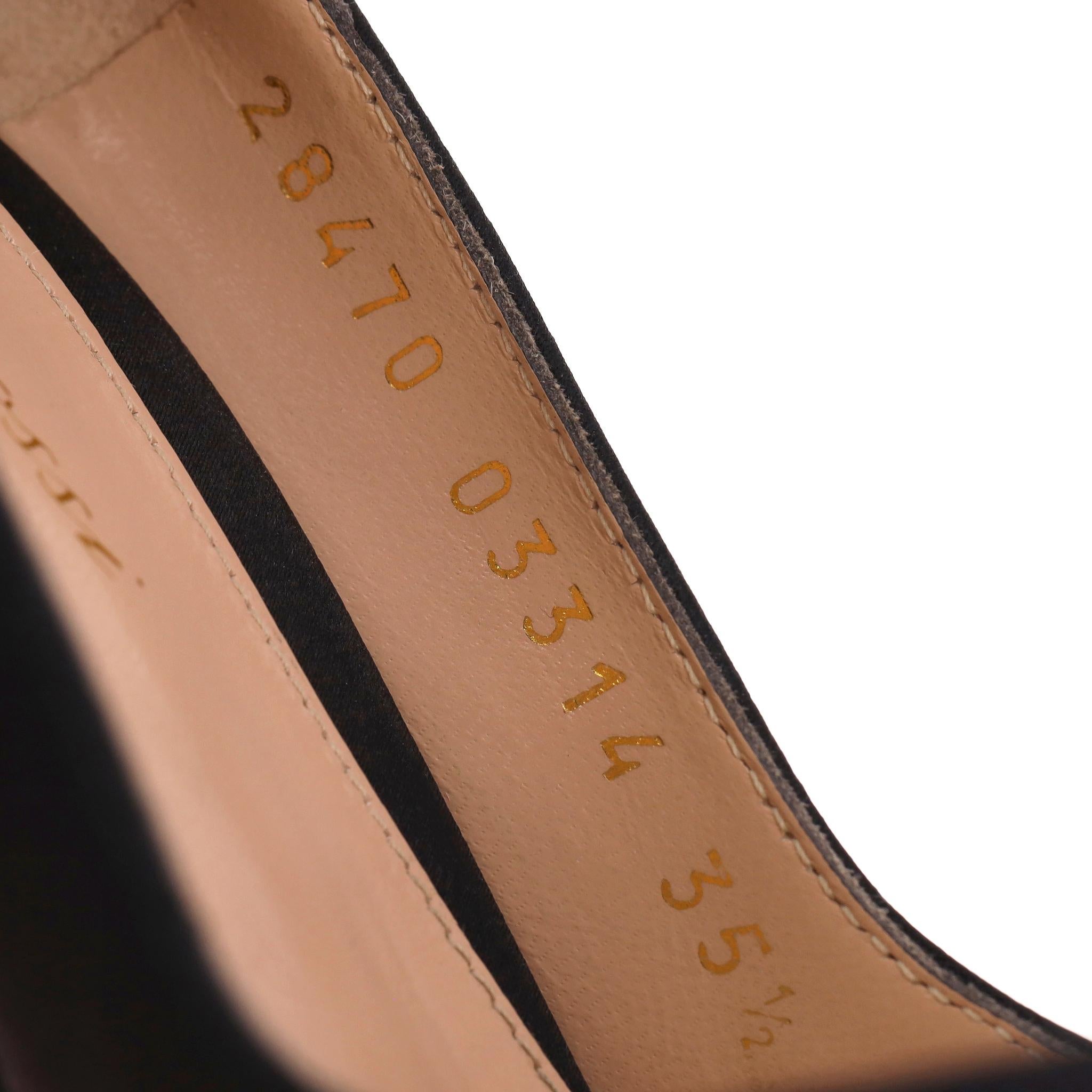 Pompe a spillo in raso Gianvito Rossi in vendita 3