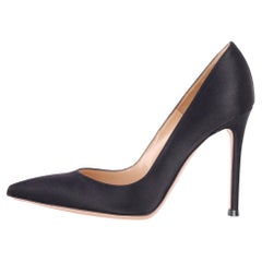 Gianvito Rossi Satin Stiletto Pumps