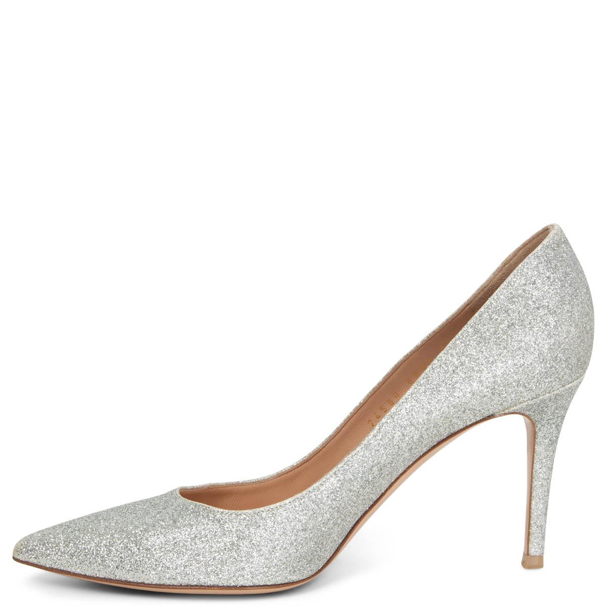 sparkly pointed heels