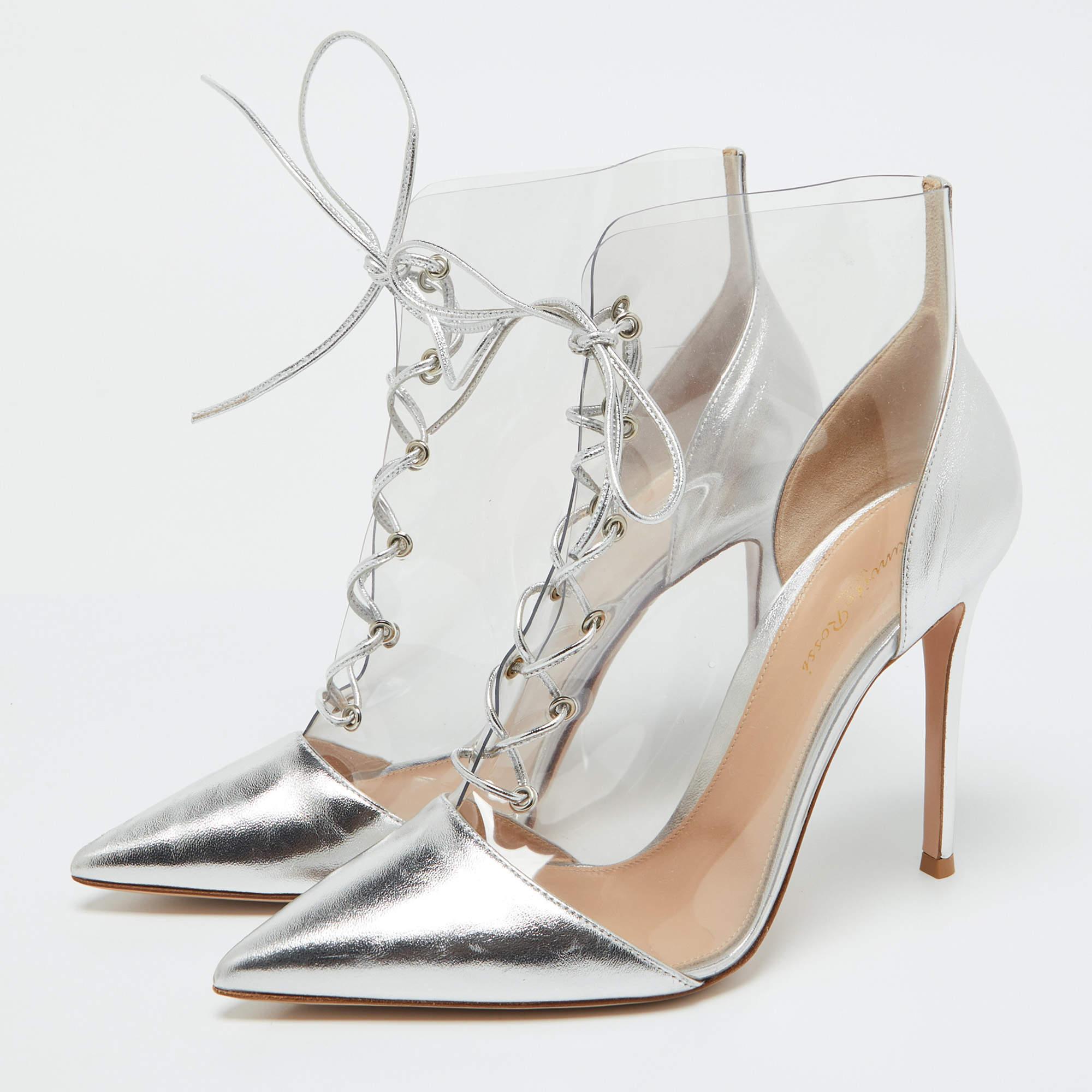 Make a statement with these Gianvito Rossi boots for women. Impeccably crafted  these chic heels offer both fashion and comfort  elevating your look with each graceful step.