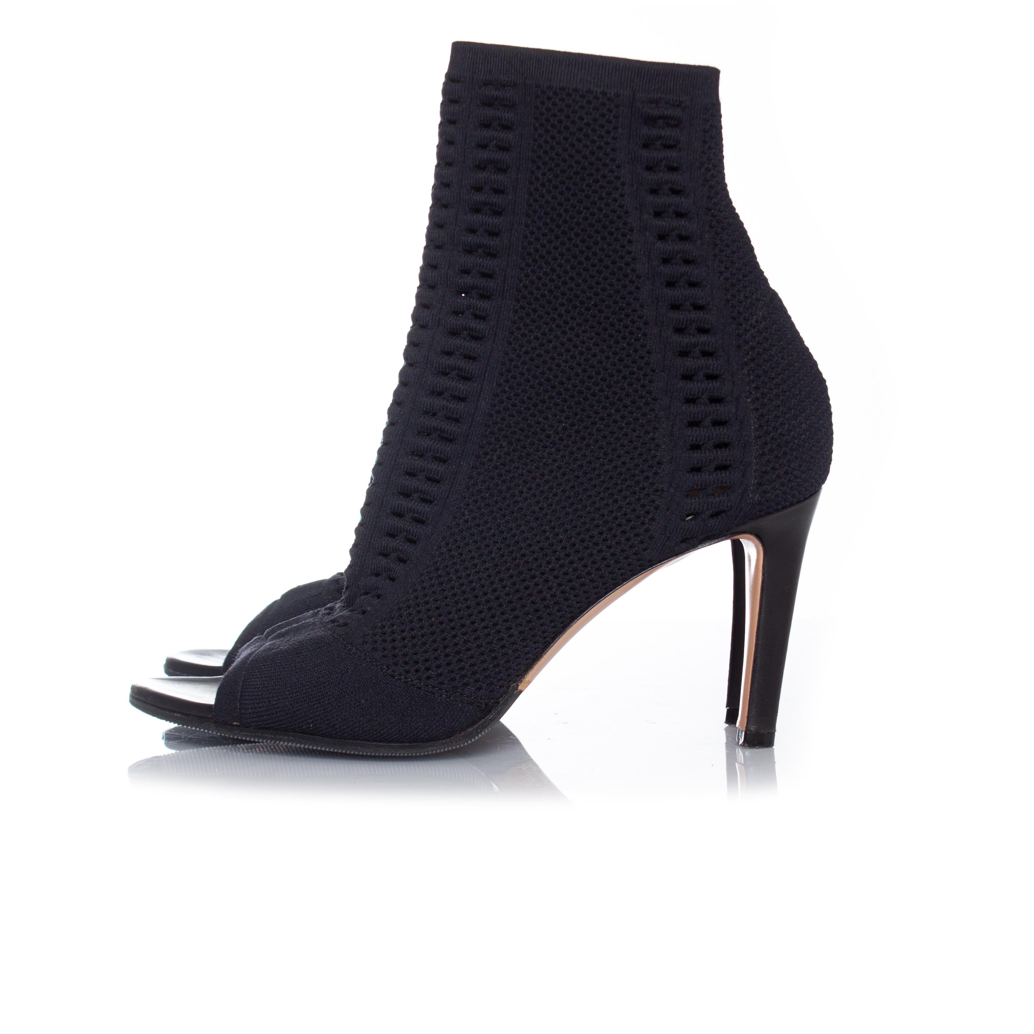 Gianvito Rossi, Stretch peep toe ankle boots For Sale 1
