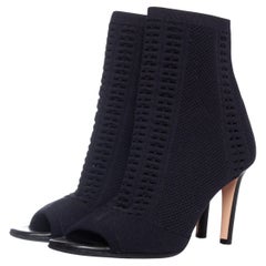 Gianvito Rossi, Stretch peep toe ankle boots