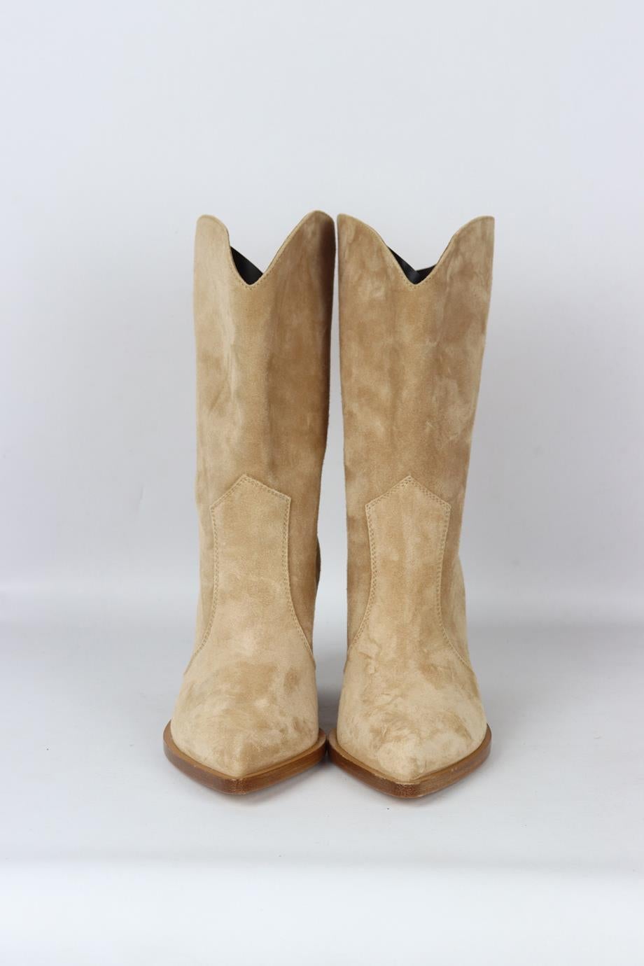 Gianvito Rossi Suede Boots Eu 38 Uk 5 Us 8 In Excellent Condition In London, GB