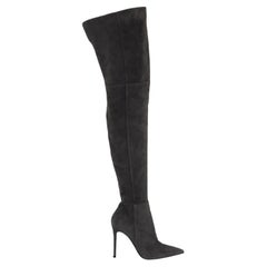 Gianvito Rossi Overknee-Stiefel aus Wildleder Eu 37,5 Uk 4,5 Us 7,5