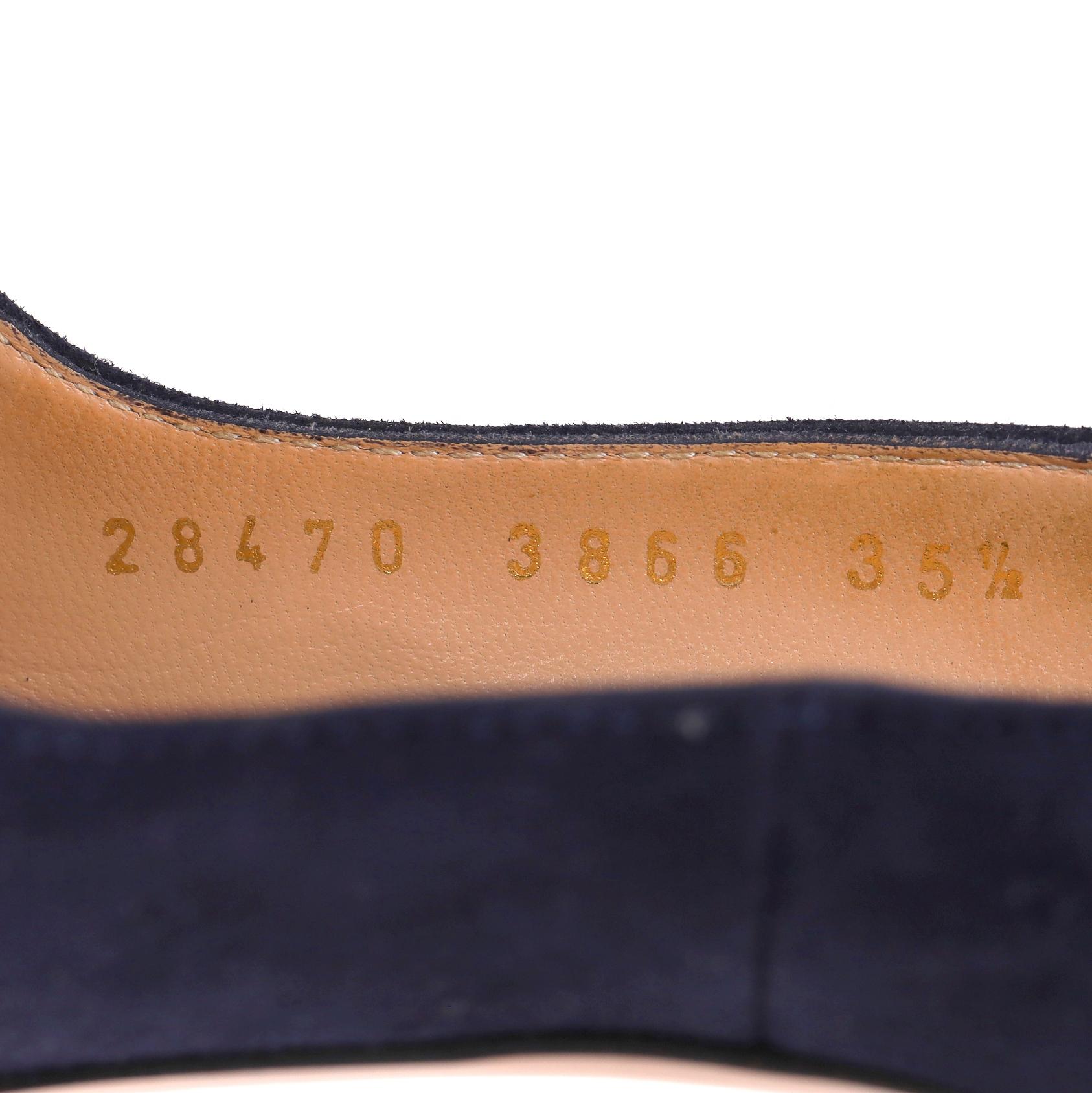Gianvito Rossi - Escarpins en daim en vente 3
