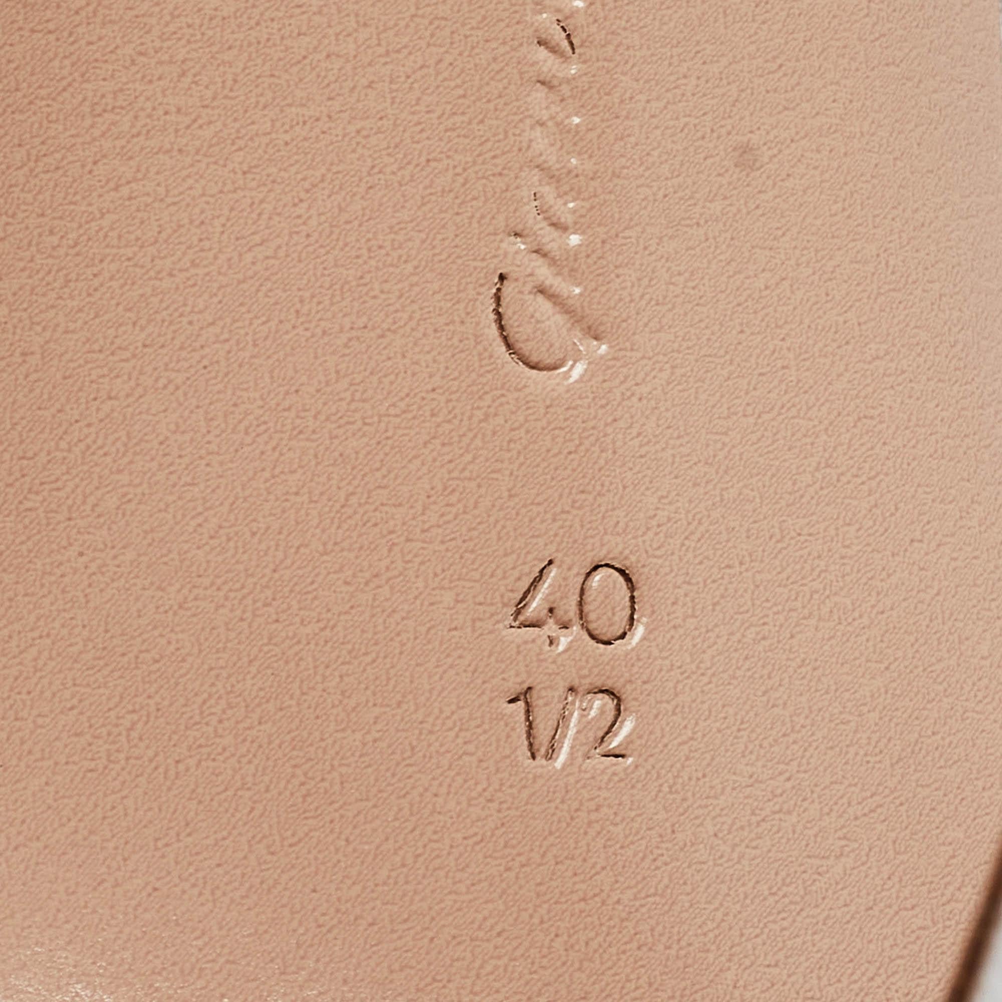 Gianvito Rossi - Sandales Portofino en PVC transparent et cuir, taille 40,5 en vente 3