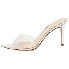 Gianvito Rossi Transparent PVC Elle Slide Sandals Size 38 Gianvito Rossi Transparent PVC Elle Slide Sandals Size 38