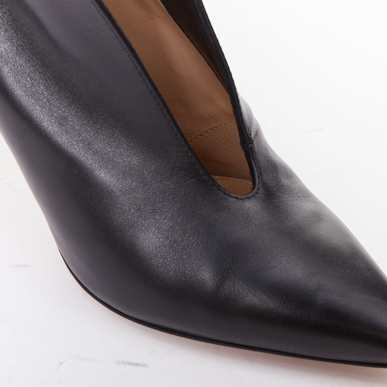 GIANVITO ROSSI Bombas de tacón Vania 85 de piel negra con abertura EU36 en venta 2
