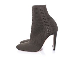 Gianvito Rossi, Vires knitted ankle boots.