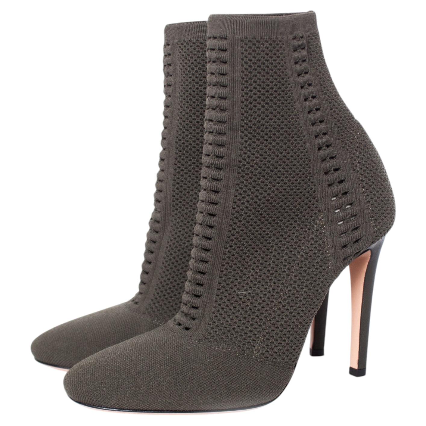 Gianvito Rossi, Vires Knitted Ankle Boots.