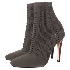 Gianvito Rossi, Vires knitted ankle boots.