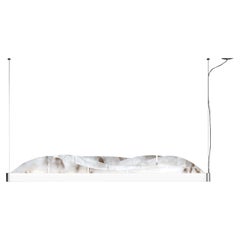 Giapeto Lampe à suspension en métal A Silver brillant par Alabastro Italiano