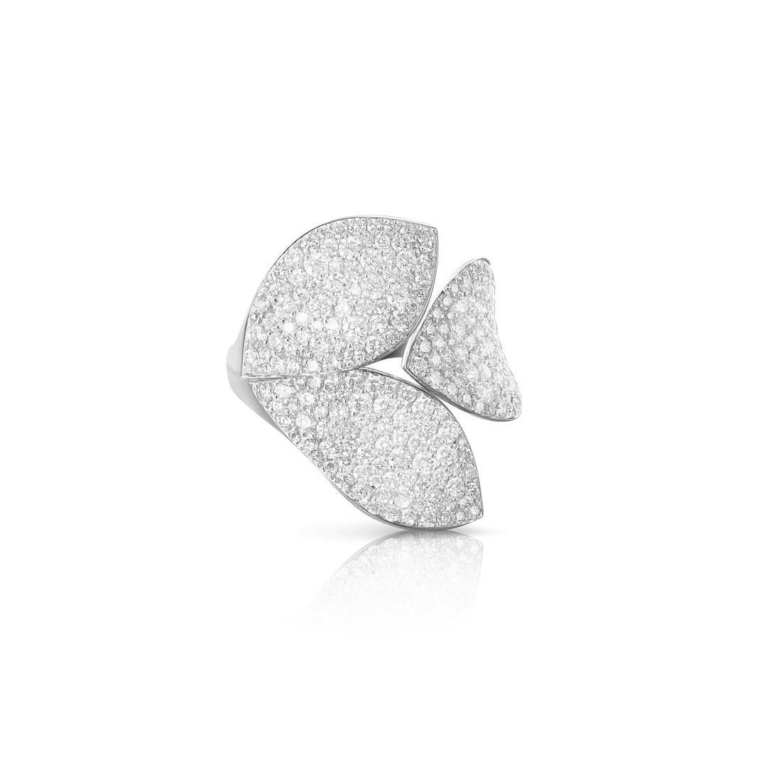 Brilliant Cut Giardini Segreti diamond ring in white gold by Pasquale Bruni For Sale