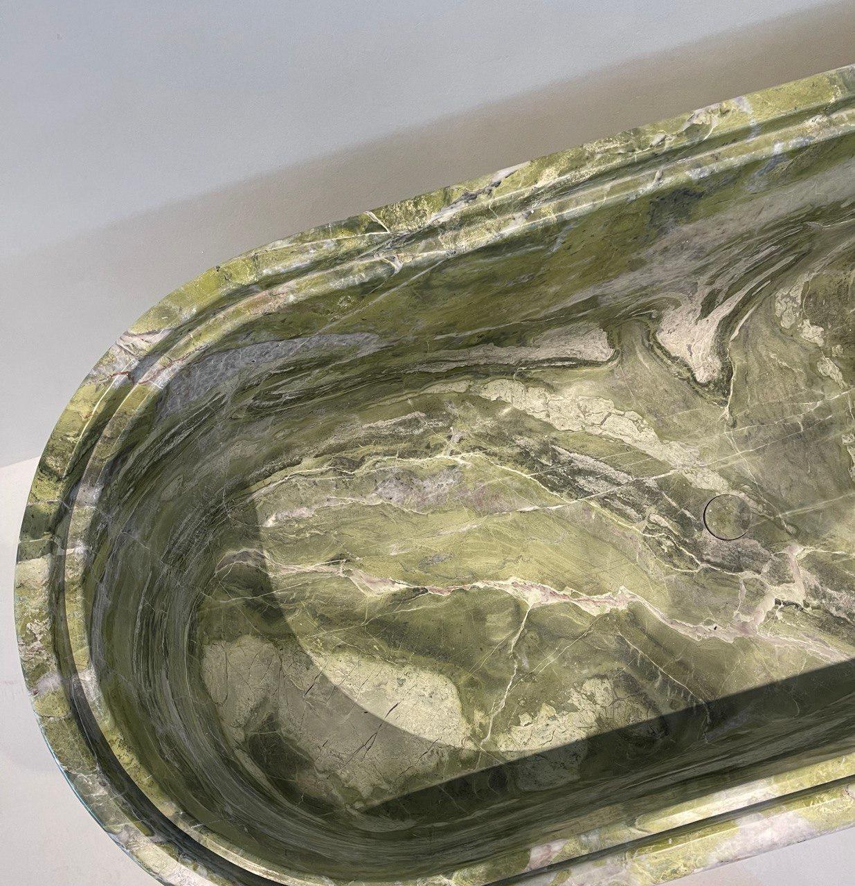 Giardino di Smeraldo Bañera Por L'atelier Arman Safavi Mármol en venta