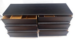 Gibbings for Widdicomb Ebonised Walnut Long 6 Oak Drawers Dresser Credenza MINT