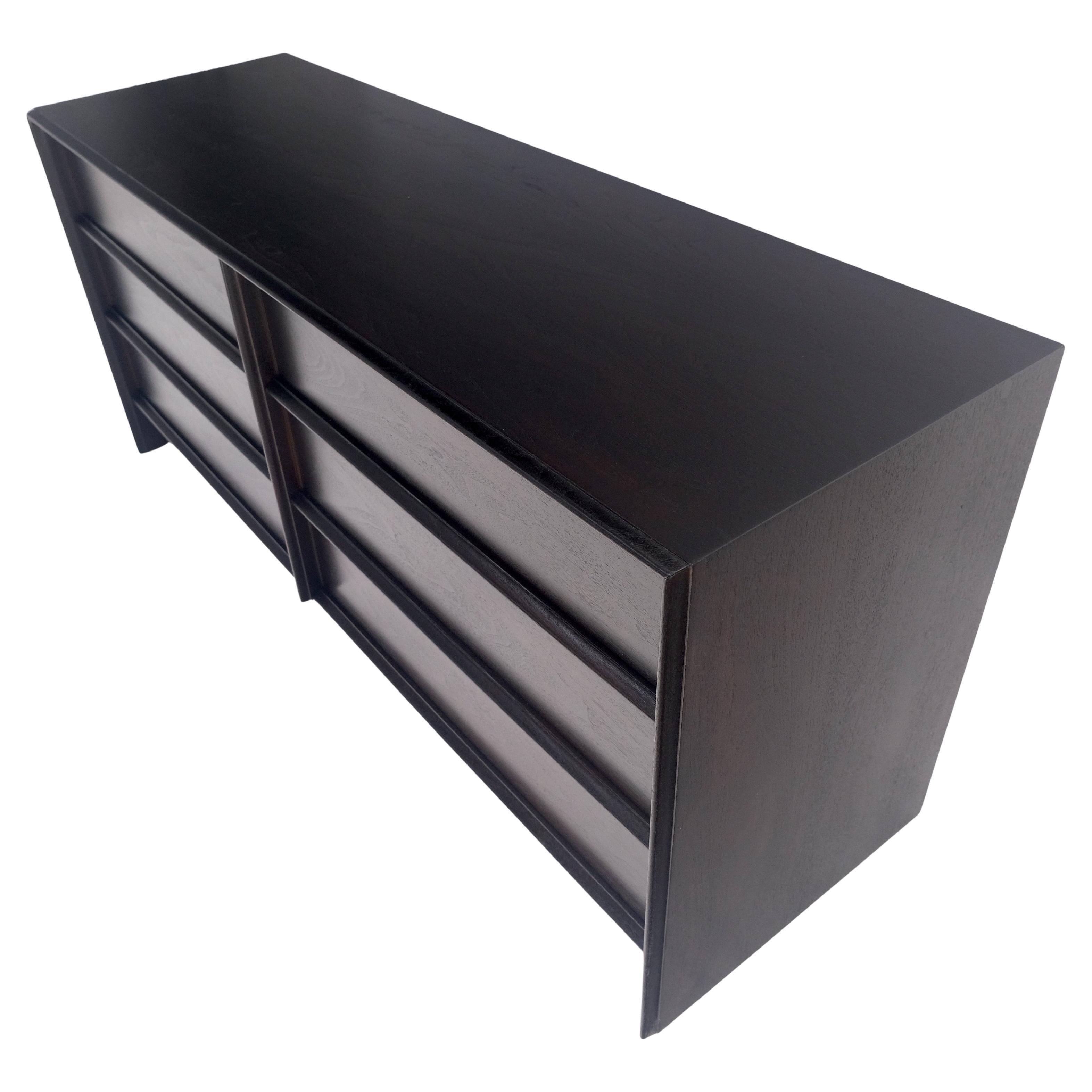 Gibbings für Widdicomb Ebonisiertes Nussbaumholz Lang 6 Eiche Schubladen Kommode Kommode MINT (Walnuss) im Angebot