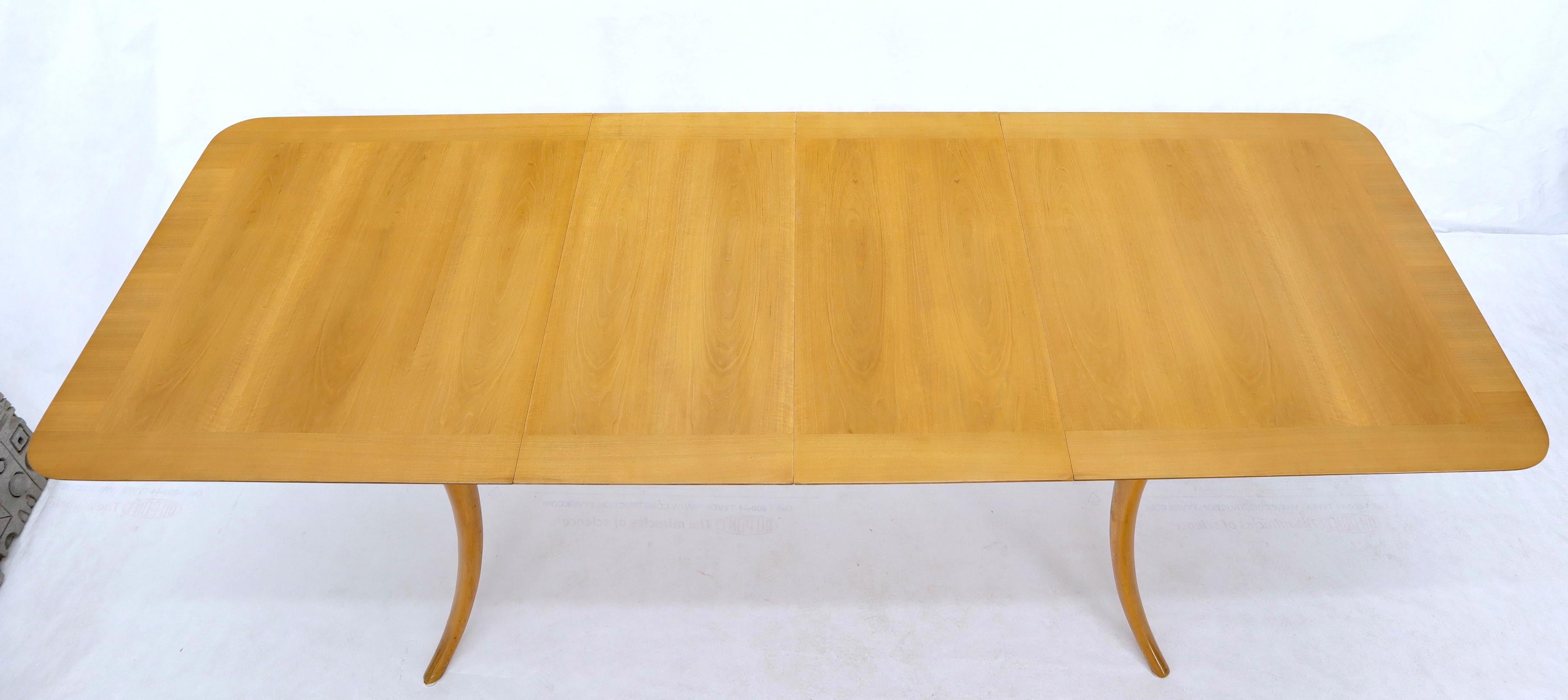 Gibbings for Widdicomb Klismos Style Dining Table with Two Extension Boards For Sale 6