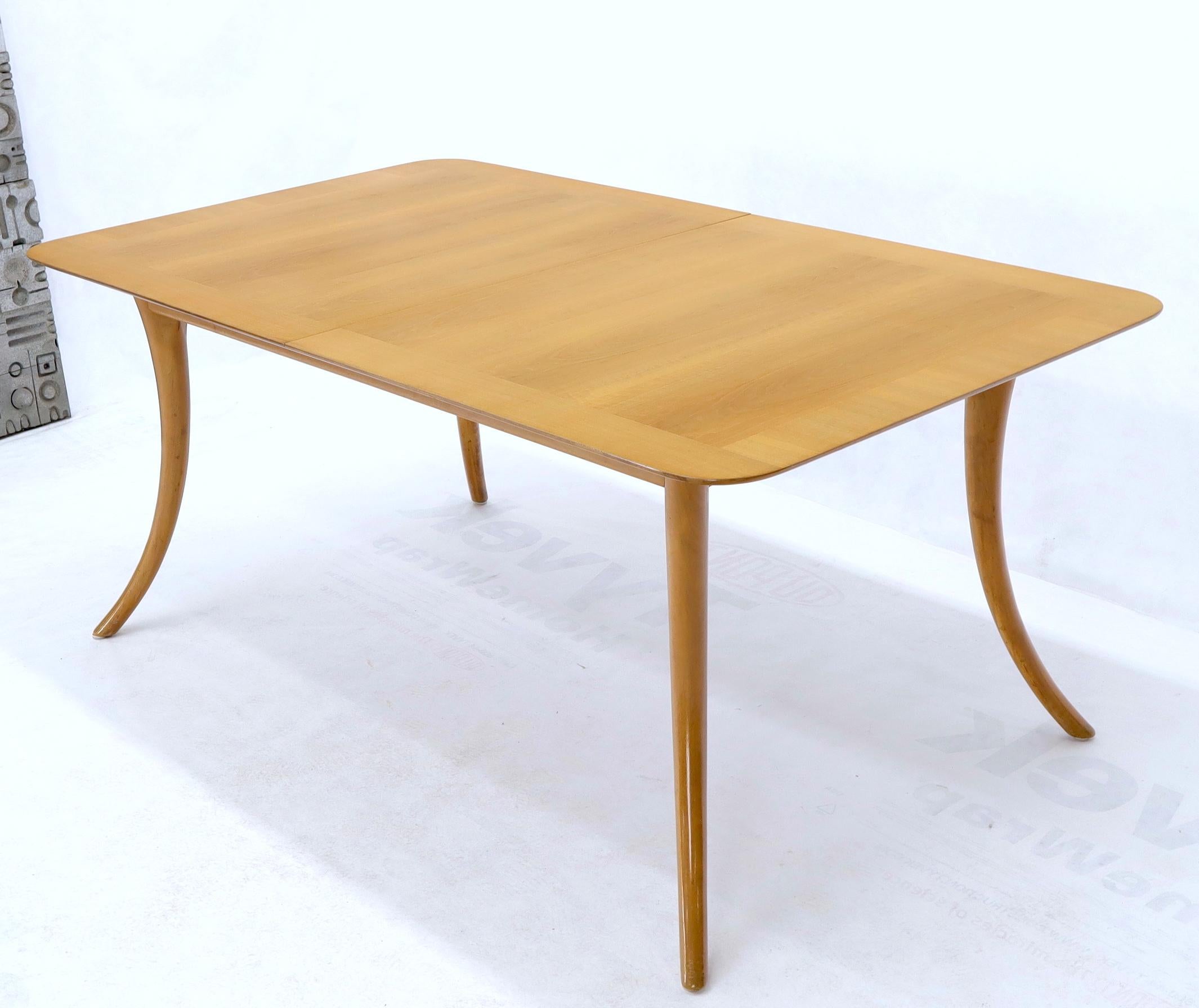 American Gibbings for Widdicomb Klismos Style Dining Table with Two Extension Boards For Sale