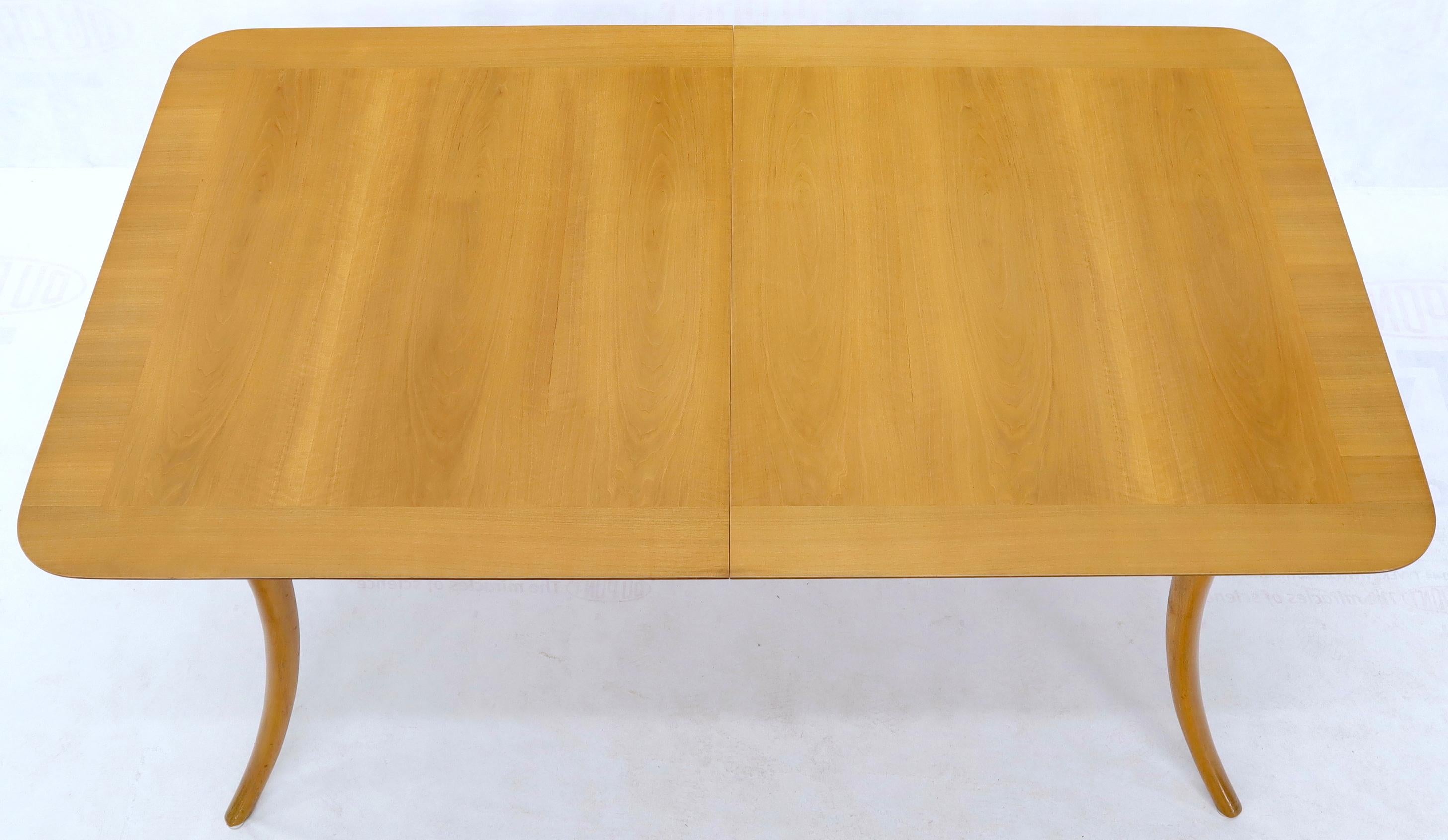 20th Century Gibbings for Widdicomb Klismos Style Dining Table with Two Extension Boards For Sale
