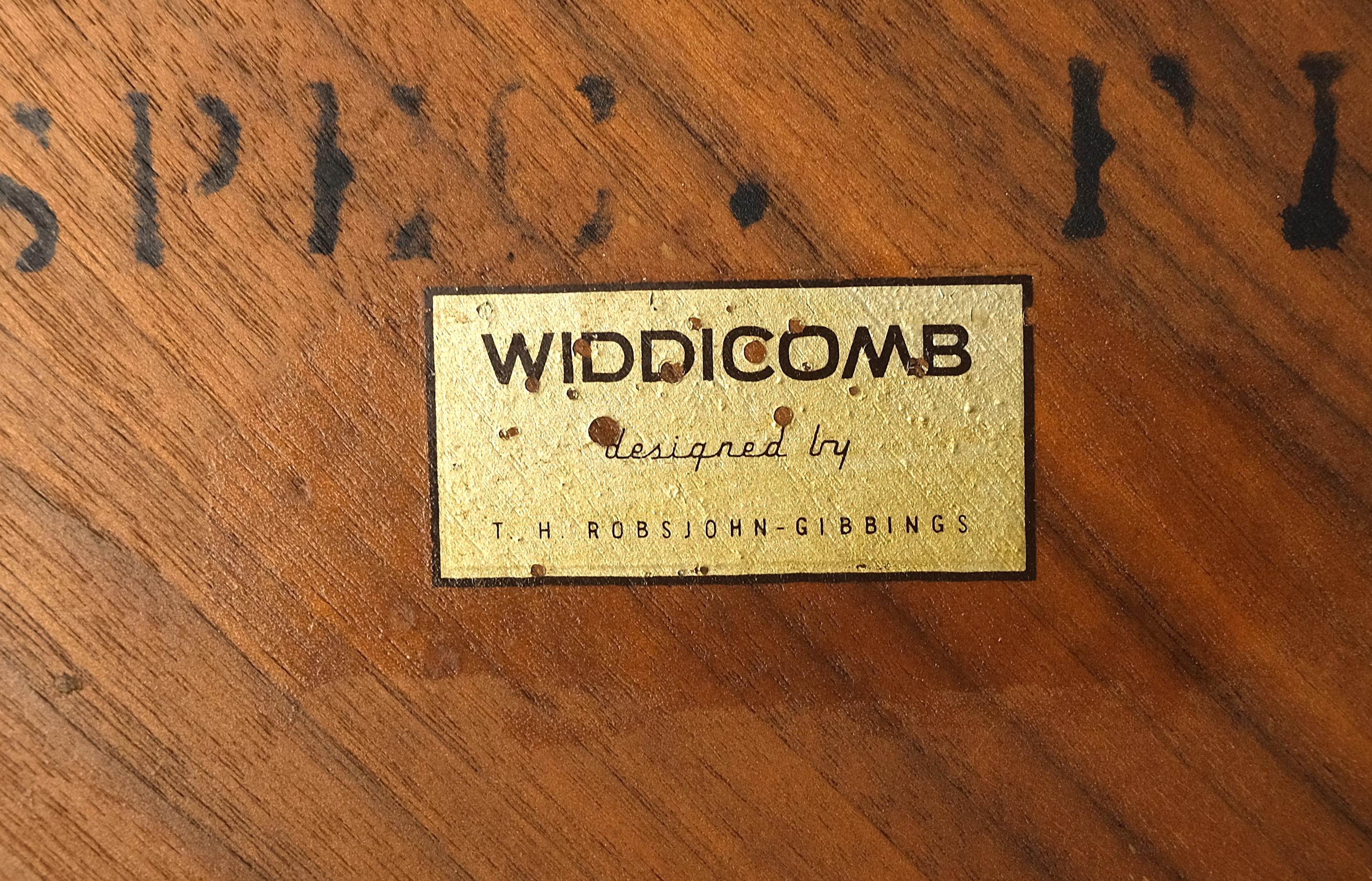 Gibbings for Widdicomb Table basse géante en noyer américain Light 9.5' Long MINT en vente 6