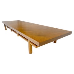 Gibbings for Widdicomb Light American Walnut Giant 9.5' Long Coffee Table MINT