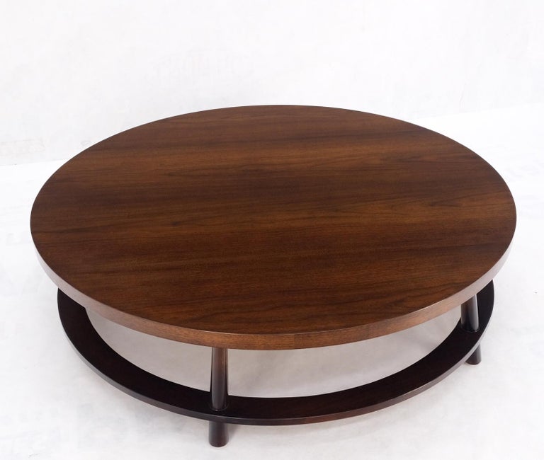 Gibbings for MidCentury Modern Round Walnut Coffee Table