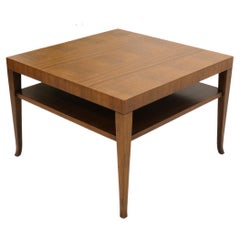 Used Gibbings for Widdicomb Square Two Tier Walnut End Center Coffee Table