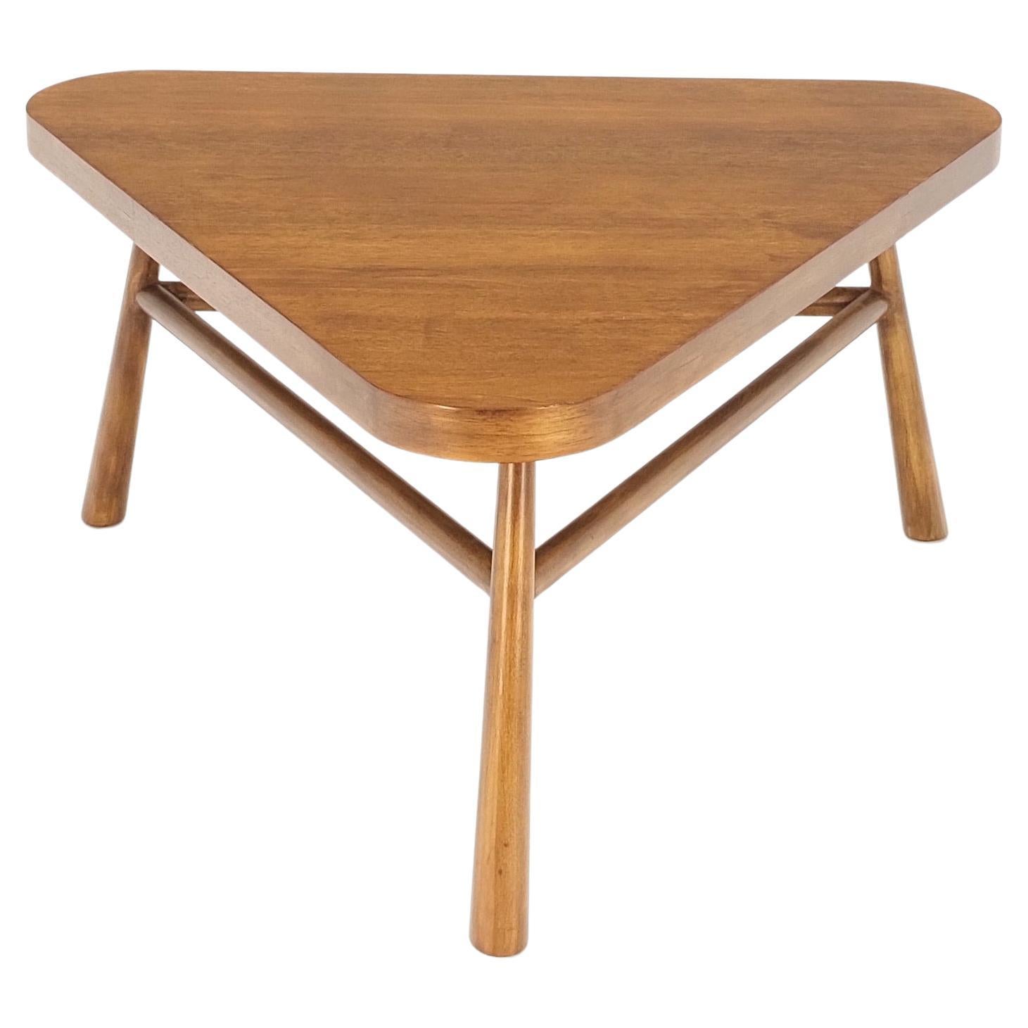 Gibbings for Widdicomb Triangular Tapered Dowel Leg Coffee Side Table Mint! For Sale