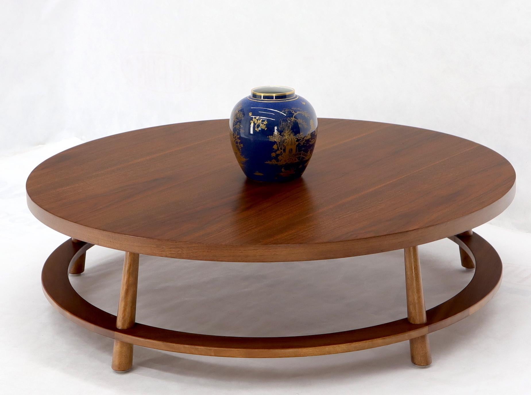 round mcm coffee table
