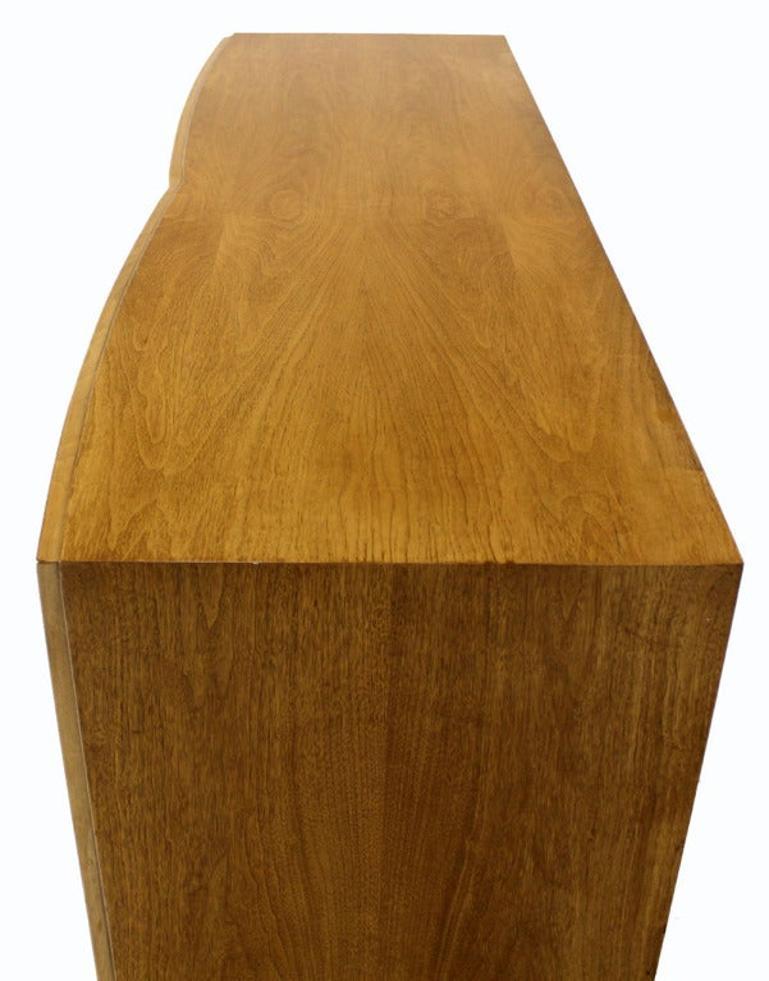 American Gibbings Widdicomb Mid Century Modern Dresser Credenza Light Walnut For Sale